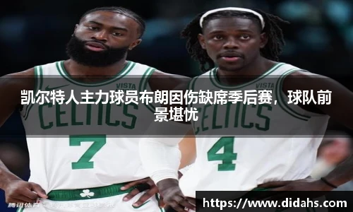 凯尔特人主力球员布朗因伤缺席季后赛，球队前景堪忧