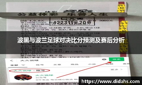 波黑与波兰足球对决比分预测及赛后分析